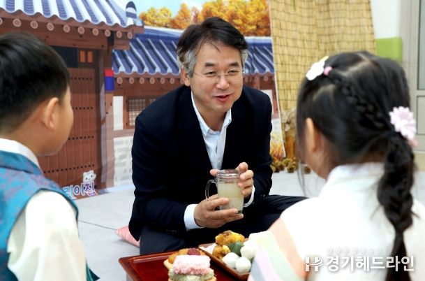 이동환 고양특례시장, 추석 맞이 직장어린이집 방문