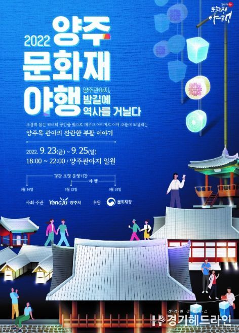 양주시, '2022 양주문화재야행' 개최