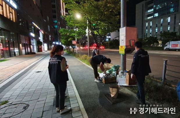 하남시, 미사 문화의 거리 ‘음식물 쓰레기통 일제정비’