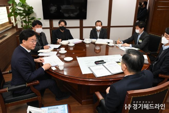 이민근 안산시장, 이한준 LH 사장과 장상·신길2 공공주택지구 사업 논의