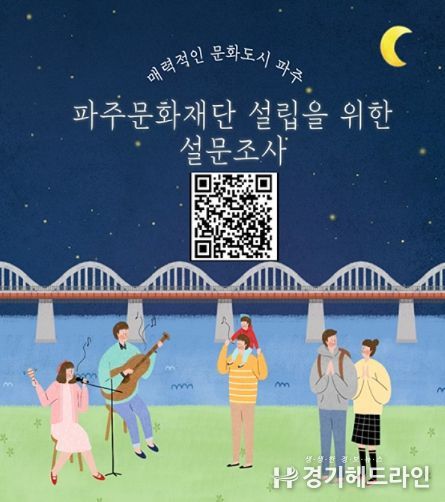 파주시, 문화재단 설립 위한 시민 설문조사 15일까지 진행