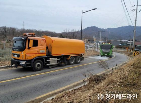 남양주시, 미세먼지 제로... 봄맞이 도로시설물 정비