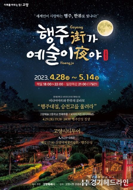 2023 행주가(街) 예술이야(夜) 포스터