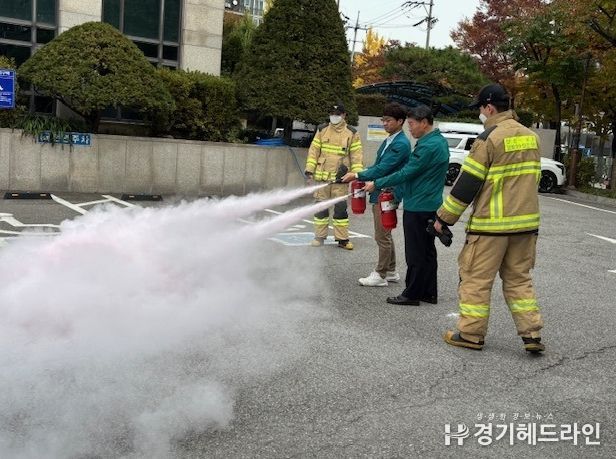인천동부교육지원청, ‘민방위 화재대피훈련’
