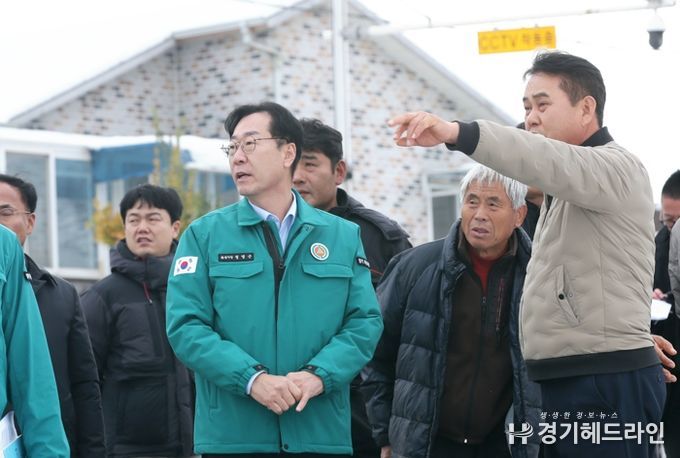 정명근 화성시장, 기록적인 폭설피해 현장점검에 나서