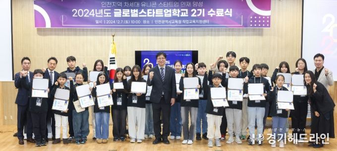 인천광역시교육청,‘글로벌스타트업학교 2기 수료식’