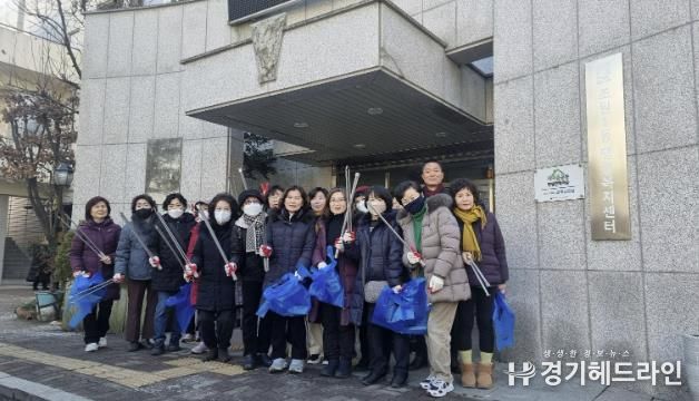 수원특례시 장안구 조원1동, 설맞이 대추골 대청소 추진