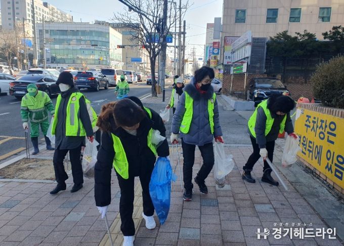 권선1동, 2025 설맞이 일제대청소 추진