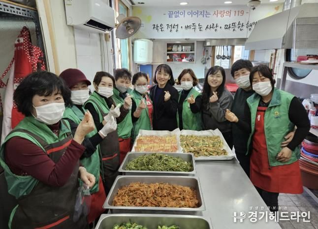 수원특례시 권선구 평동 새마을부녀회, '사랑의119 반찬 나눔' 봉사 실시