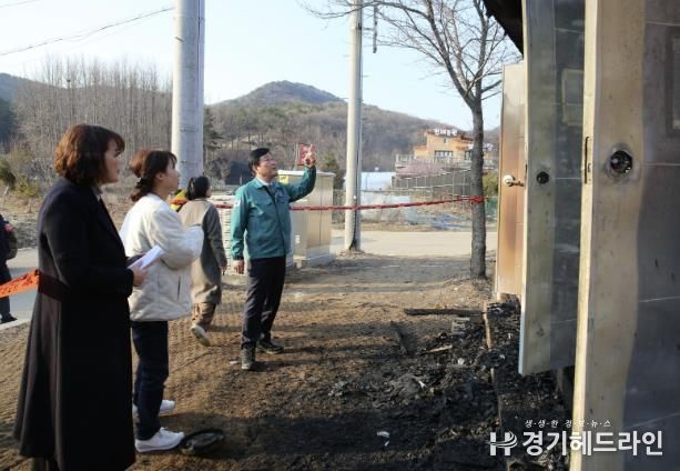 출동! 수원특례시 장안24시, 광교산 인근 화재현장 살펴