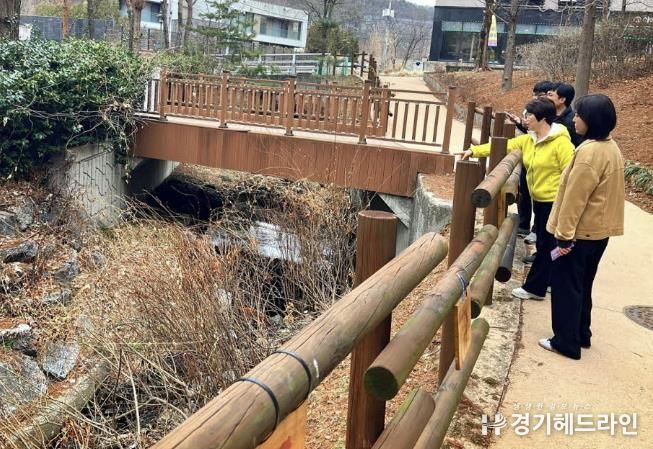 수원특례시 장안구 조원2동, 조원천 수목정비 현장점검 추진