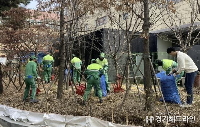 수원특례시 장안구 영화동, 봄맞이 폐기물 일제정비 실시