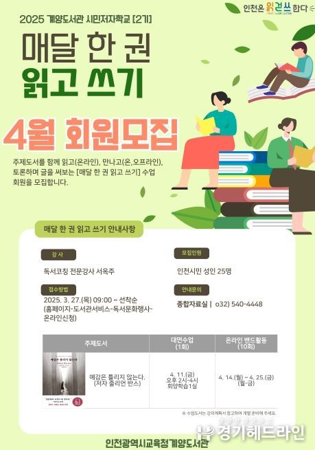 시민저자학교 2기 ‘매달 한 권 읽고 쓰기’