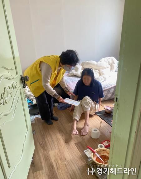 수원특례시 팔달구 화서1동, 새빛돌봄(누구나) 홍보 진행
