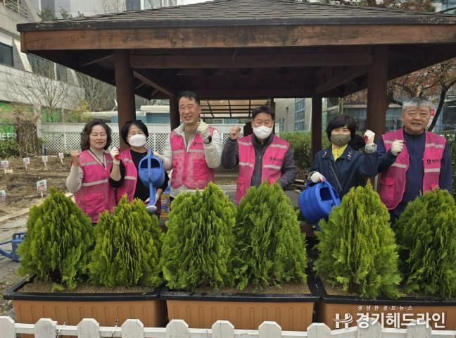 수원특례시 영통구 매탄3동 주민자치회, 손바닥정원 2개소 조성