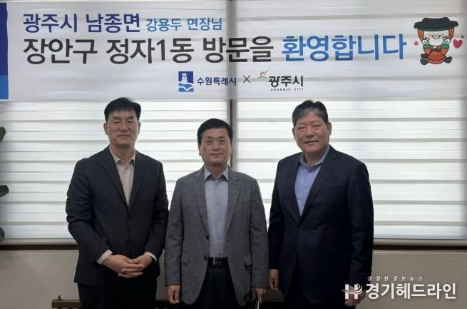 수원특례시 장안구 정자1동, 광주시 남종면과 자매결연 위한 실무회의 개최