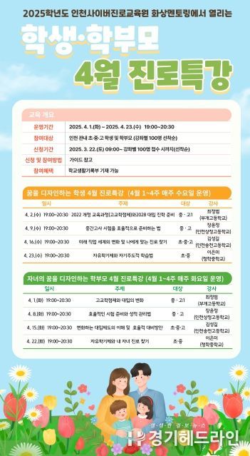 4월 온라인 진로특강’ 운영