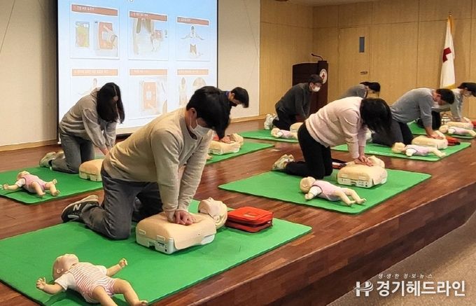 인천적십자, 안전한 학교 만들기 위한 ‘교직원 응급처치 교육’연중 실시