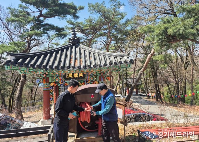 파주소방서, 부처님 오신날 앞두고 전통사찰 화재예방 집중 점검