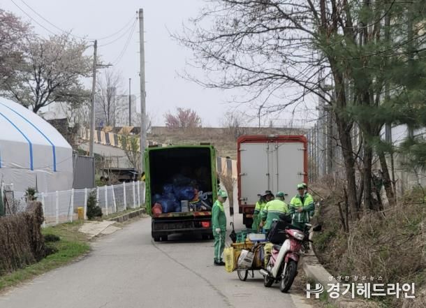 수원특례시 권선구 금곡동, 권선구와 합동 무단투기 폐기물 정비 실시