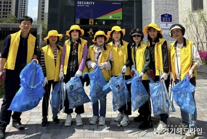 수원특례시 장안구 정자1동, 담배꽁초 줍깅 캠페인 실시