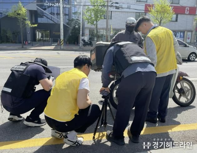 수원특례시 팔달구, 이륜자동차 통행량 여기가 많아요
