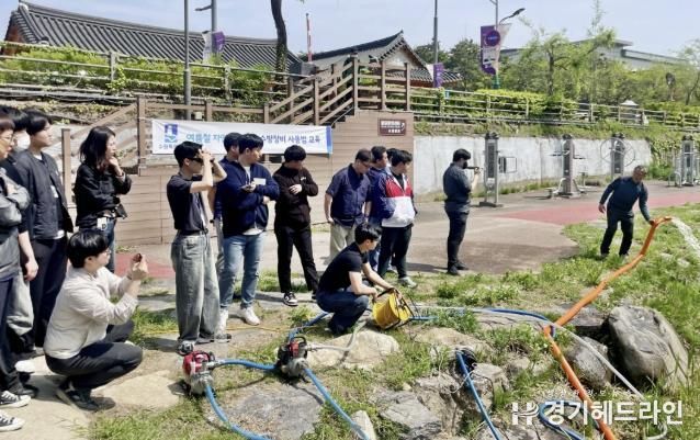 수원특례시 팔달구, 수방장비 작동 교육으로 여름철 자연재난 철저 대비