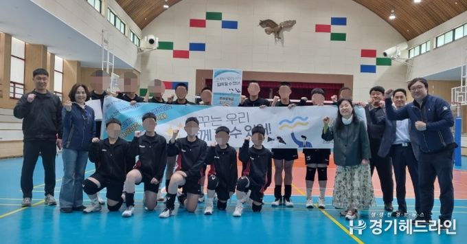 “함께 뛰는 우리! 안양과천!!, 제54회 전국소년체육대회 참가 선수 격려”