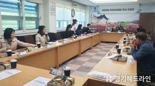 수원특례시 장안구 정자3동, 주민자치센터 강사간담회 개최