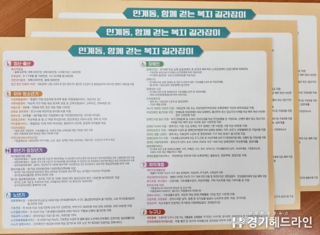 '수원특례시 팔달구 인계동, 함께 걷는 복지 길라잡이' 안내 가이드 배포