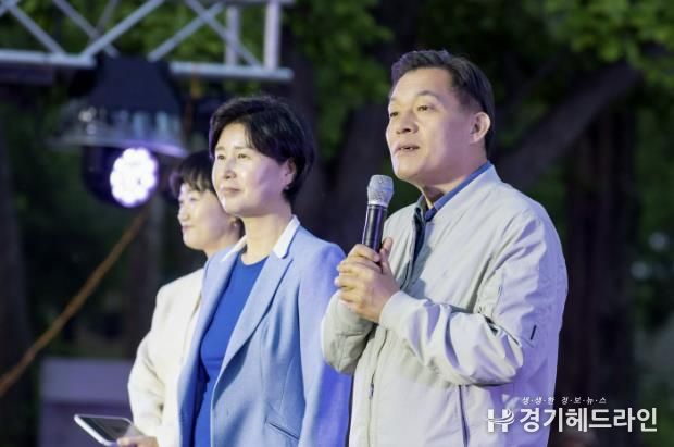 이재준 수원특례시장이 인사말을 하고 있다.