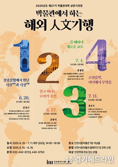 <박물관에서 하는 해외 인문기행> 포스터