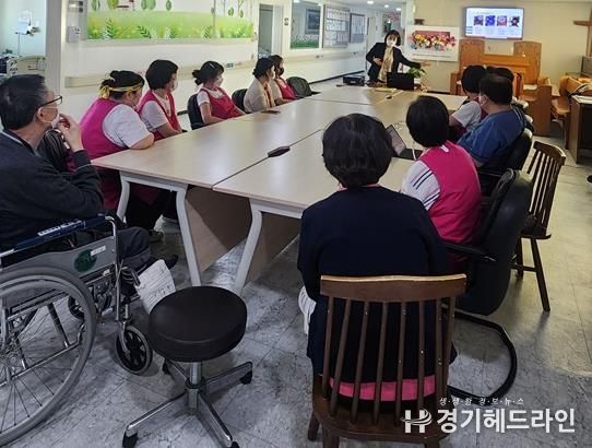 안양시 만안구보건소, 찾아가는 요양원 감염병 예방 관리 교육 실시