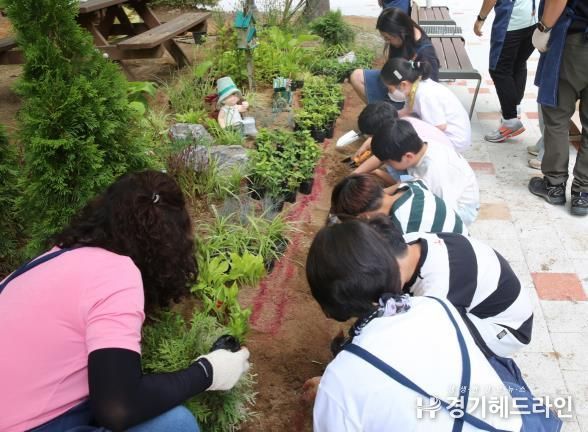 수원특례시 장안구, 초록어린이공원에 손바닥정원 새롭게 조성