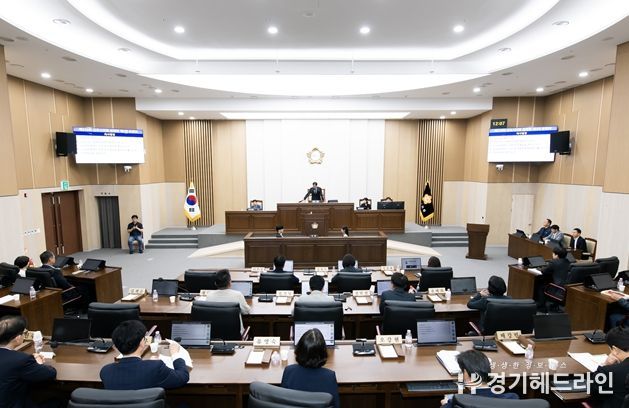 제259회 정례회 제3차 본희의 전경