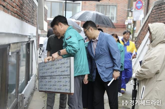 수원특례시 권선구, 집중호우 대비 침수취약지역 현장점검 나서