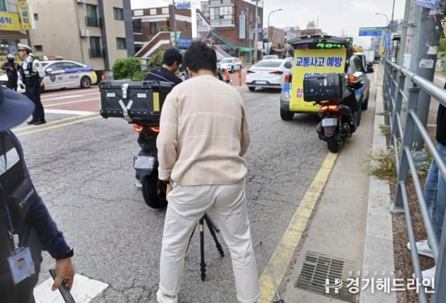 수원특례시 권선구, 이륜자동차 합동 단속