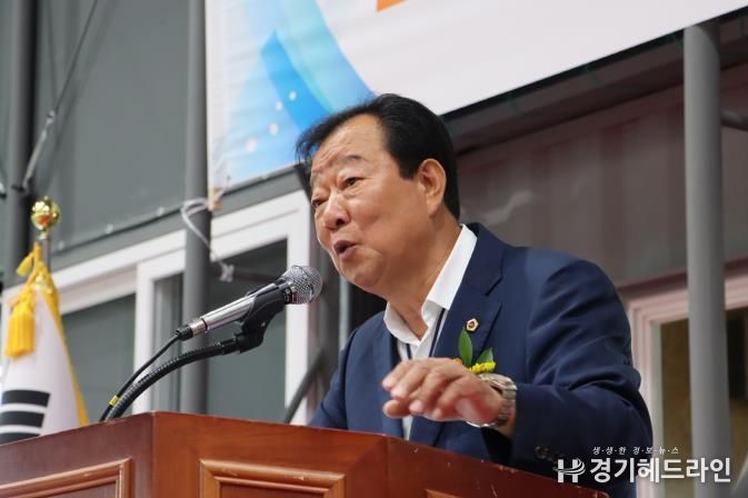 경기도의회 임상오 의원, 연천소방서 다목적훈련장 튼튼마루 준공 격려