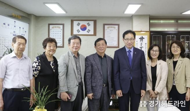 수원특례시 장안구 이일희 구청장, 대한노인회 수원시장안구지회 찾아 소통 행보