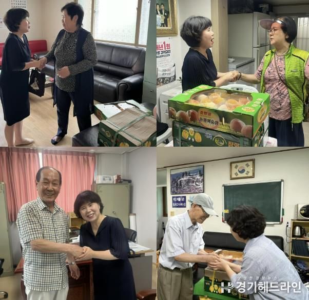 수원특례시 영통구 매탄1동 김은정 동장, 경로당 방문으로 어르신과의 소통 행보 시작