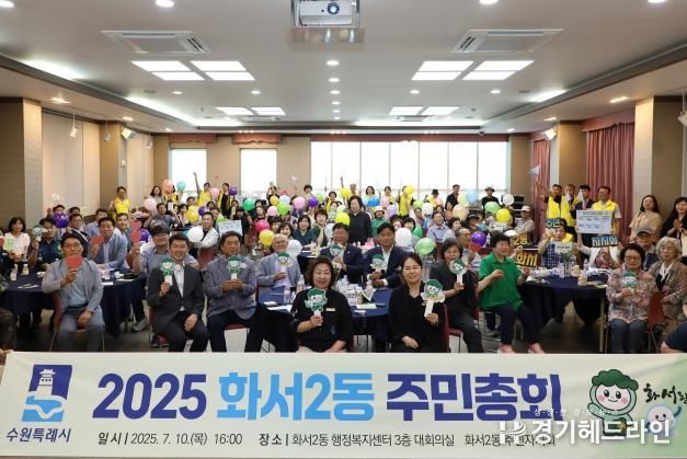 마을의 내일을 주민과 함께! 수원특례시 팔달구 화서2동 주민총회 성료