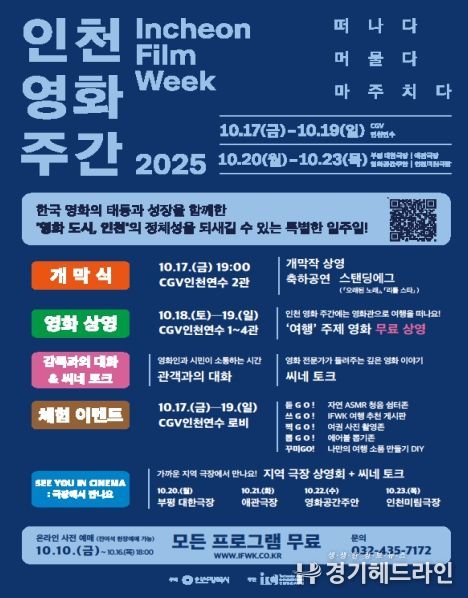 인천 영화 주간 2025’개최
