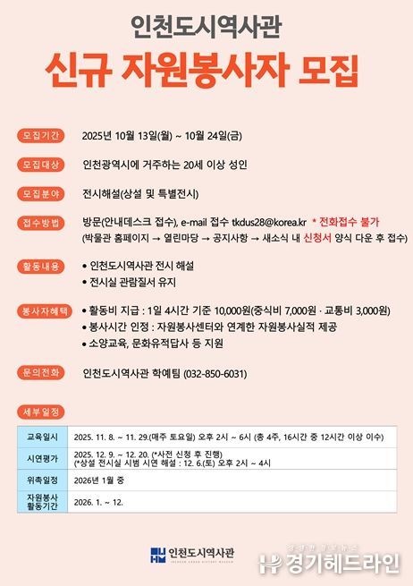 2026년 전시해설 자원봉사자 모집