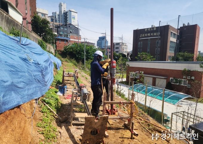 동인천중 노후 석축·스탠드 정비로 안전 학교 탈바꿈