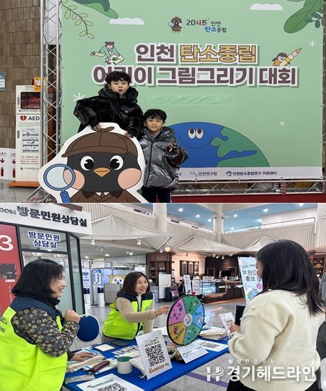 인천시, 어린이 탄소중립 그림 전시회