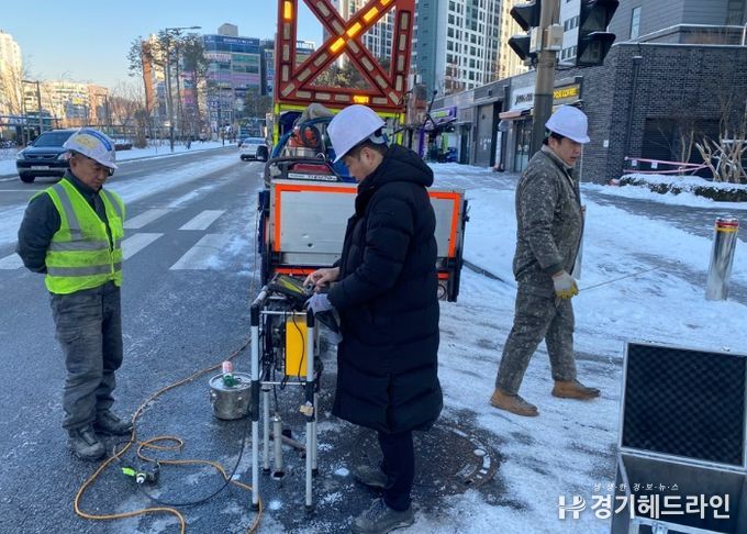 싱크홀 예방 나선 남양주시, 지표투과레이더(GPR) 탐사로 지하공동 26개소 찾아내 선제 대응