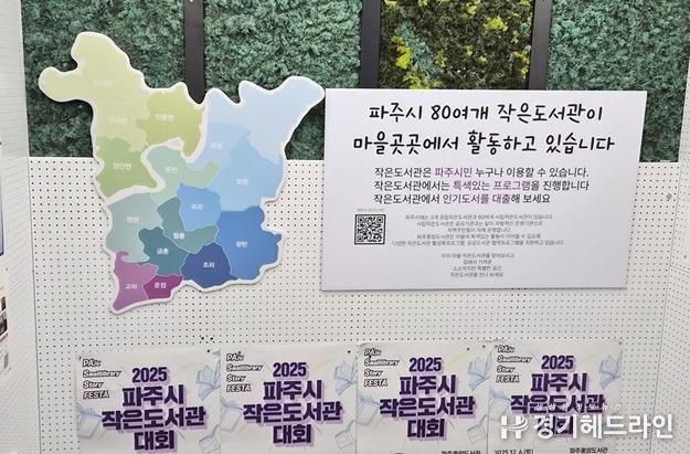 파주시 작은도서관 지원사업… “운영 활성화에 도움”