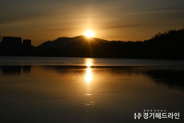 2026년(병오년) 구리한강시민공원의 첫 일출