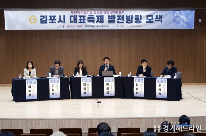 ‘김포시 대표축제 발전방향 모색’ 정책토론회