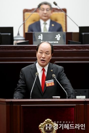 인천시의회 윤재상 의원, 강화군 도로건설 사업 지연 질타